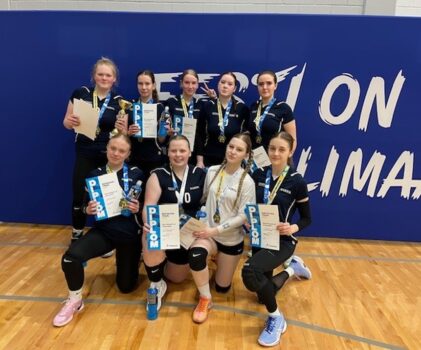 Финальные игры Народной лиги по волейболу в Кяэрику